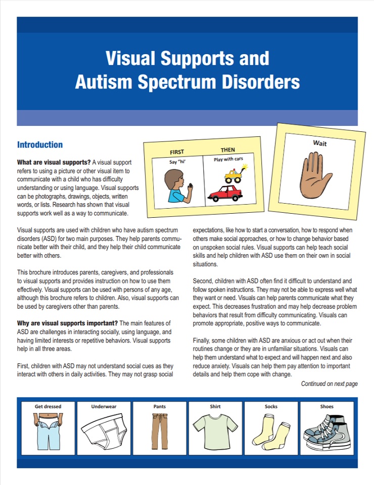 ATN/AIRP Visual Supports and Autism Autism Speaks